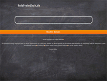 Tablet Screenshot of hotel-windhuk.de
